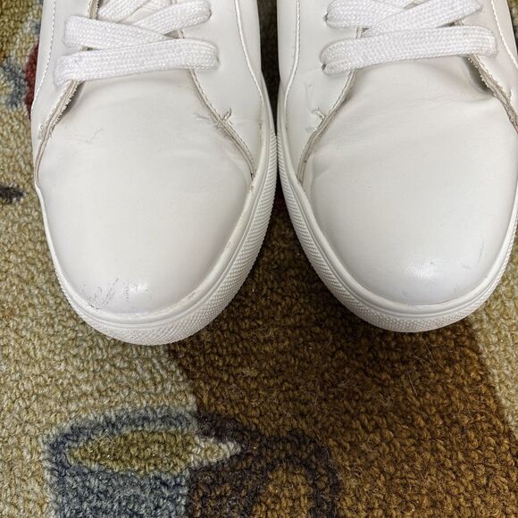 RUSH Gordon Rush Riley White Faux Leather Low Top Lace Up Sneakers Mens Sz 11 - Picture 6 of 6